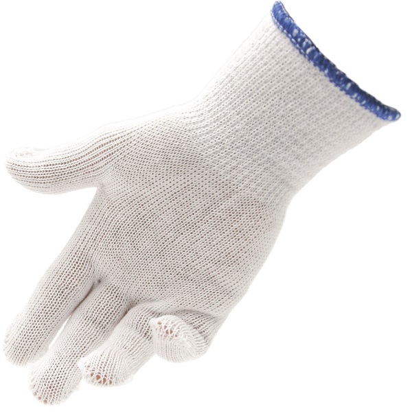 Guanto in cotone per allergie dermatologiche extralarge 1 paio