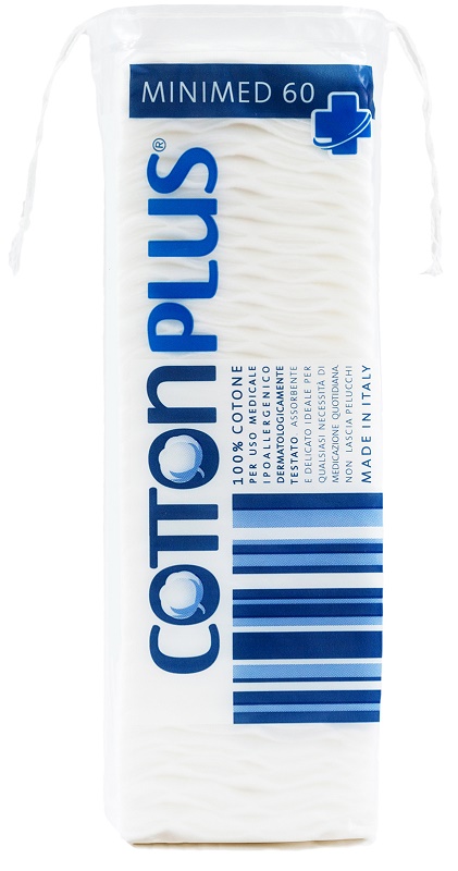 Cotton plus minimed 60 pezzi cotone idrofilo