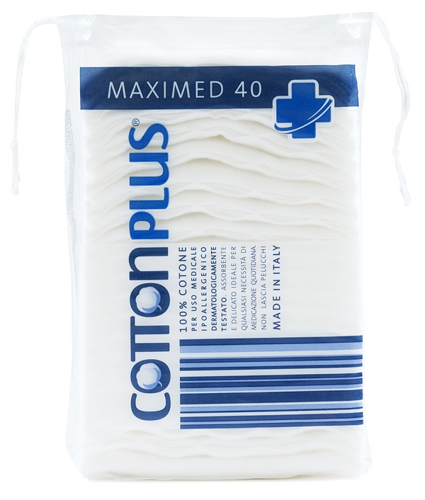 Cotton plus maximed 40 pezzi cotone idrofilo