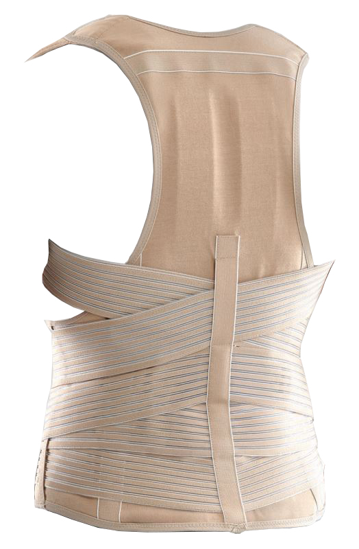 Corsetto dorsolombare gibaud ortho dorsolombotech con spallacci taglia 4