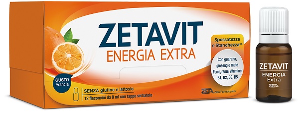 Zetavit energia extra 12 flaconcini 8 ml