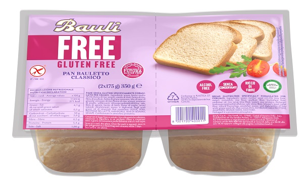 Bauli free pan bauletto classico 350 g