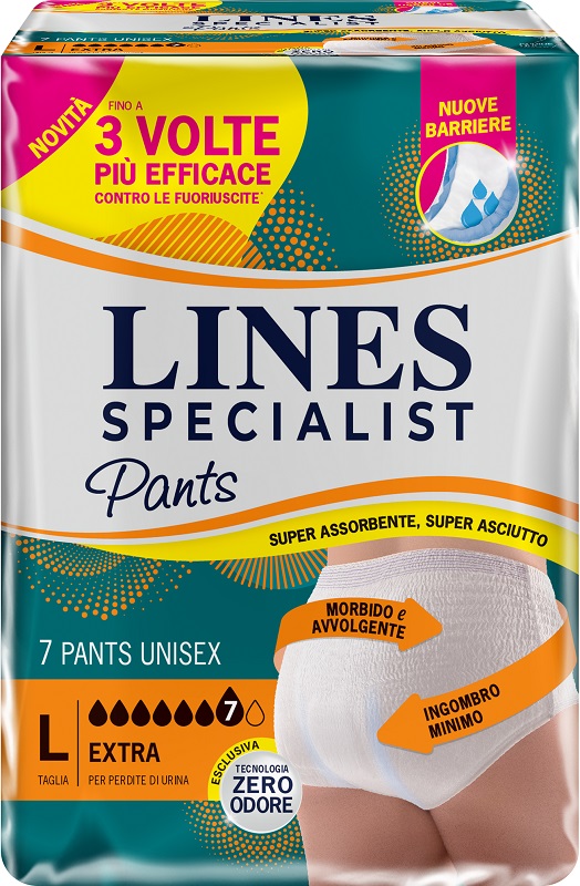 Lines specialist pants unisex extra m 7 pezzi
