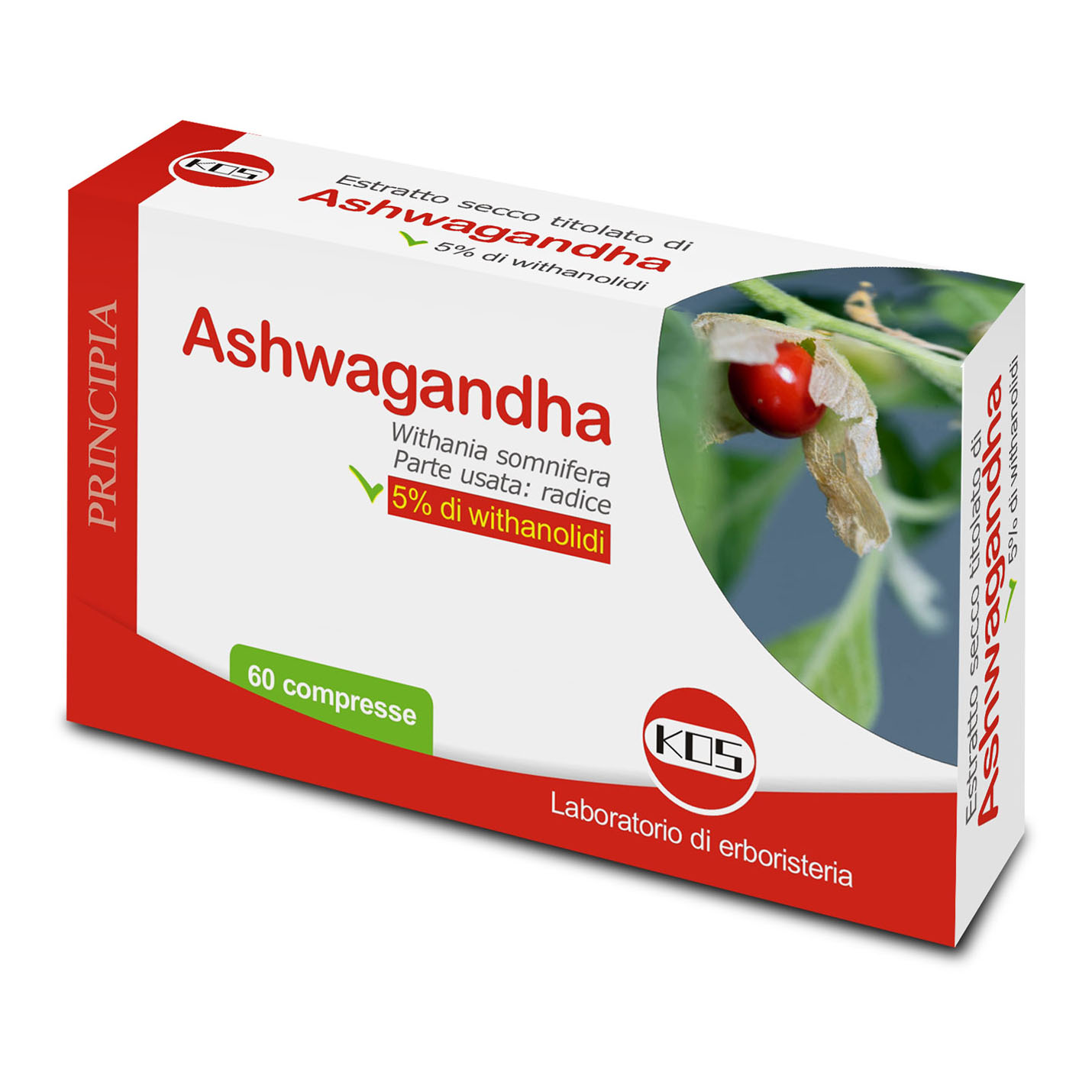 KOS Ashwagandha 5% Withanolidi 60 Compresse