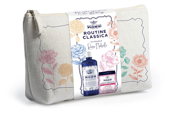 Acqua alle rose routine classica cofanetto 1 tonico 300 ml + 1 crema idratante lenitiva 50 ml