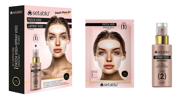 Setablu Set Patch Solubili Collagene 3 Pezzi + Spray Viso Attivante 50 Ml-image