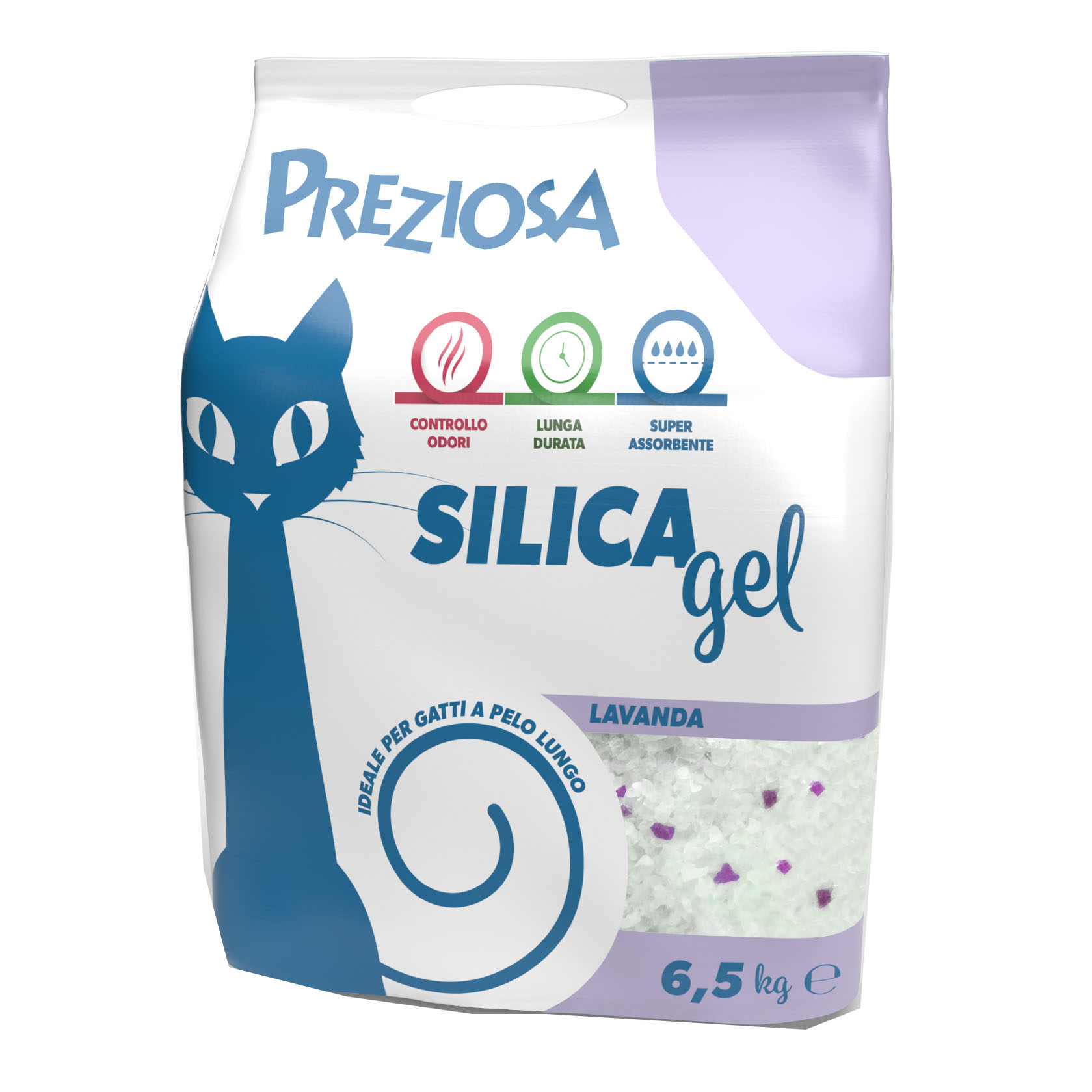 Preziosa silica gel lavanda 6,5 kg