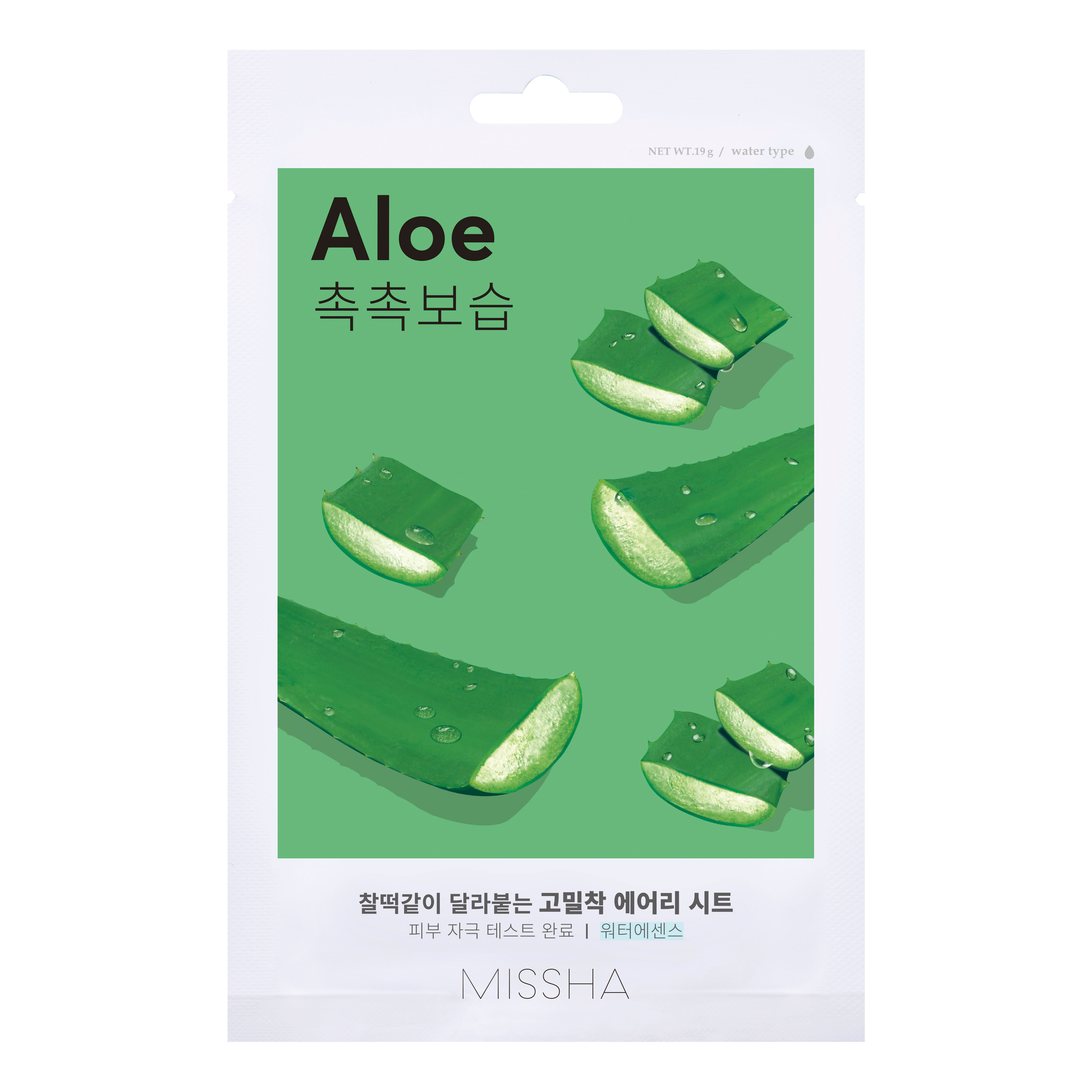 Missha airy fit sheet mask aloe 19 g
