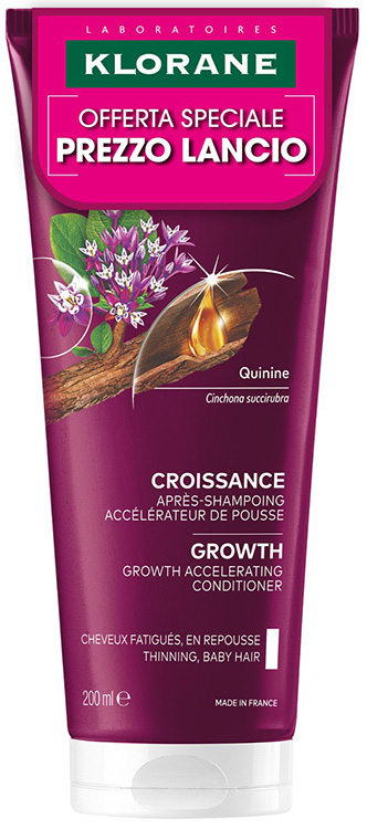 Klorane balsamo chinina crescita 200 ml prezzo lancio