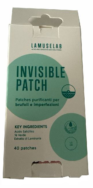 Lamuselab invisible patch 40 pezzi