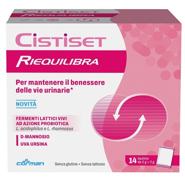 Corman Spa Cistiset Riequilibra 14 Bustine Senza Glutine Senza Lattosio