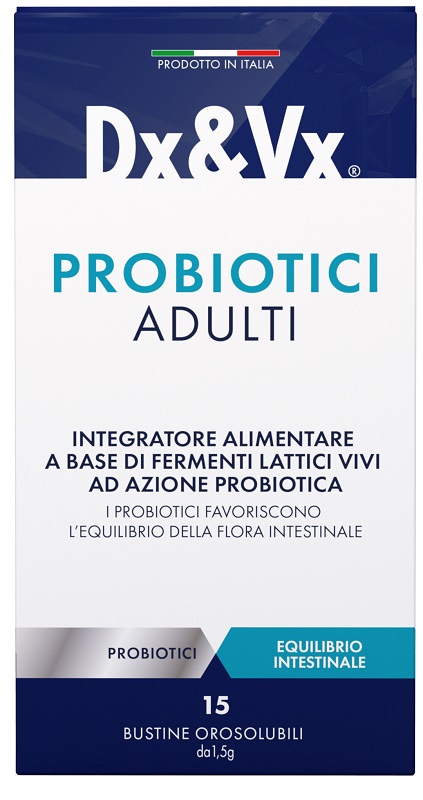 Dx&amp;vx probiotici adulti 15 bustine