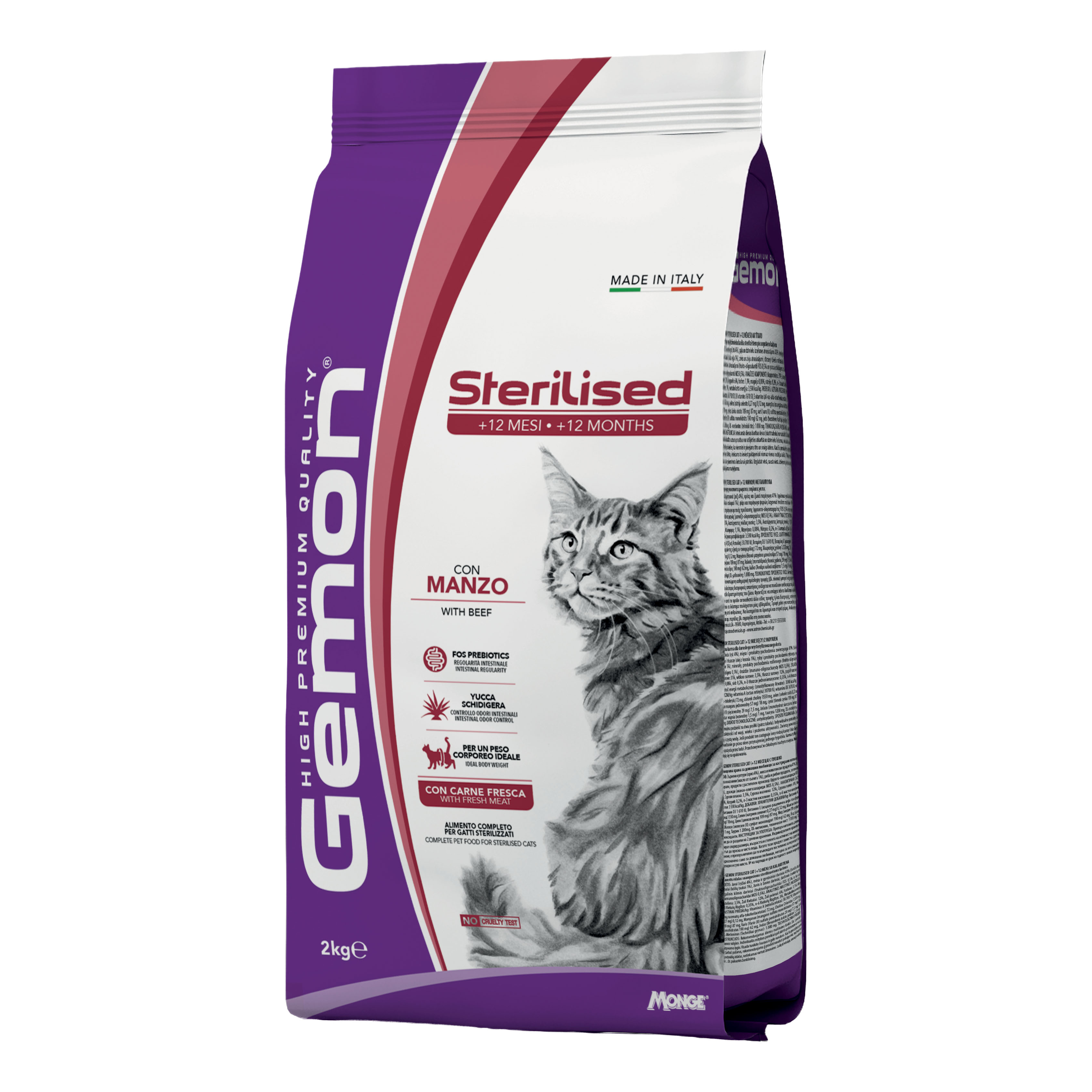 Gemon sterilised manzo 2 kg