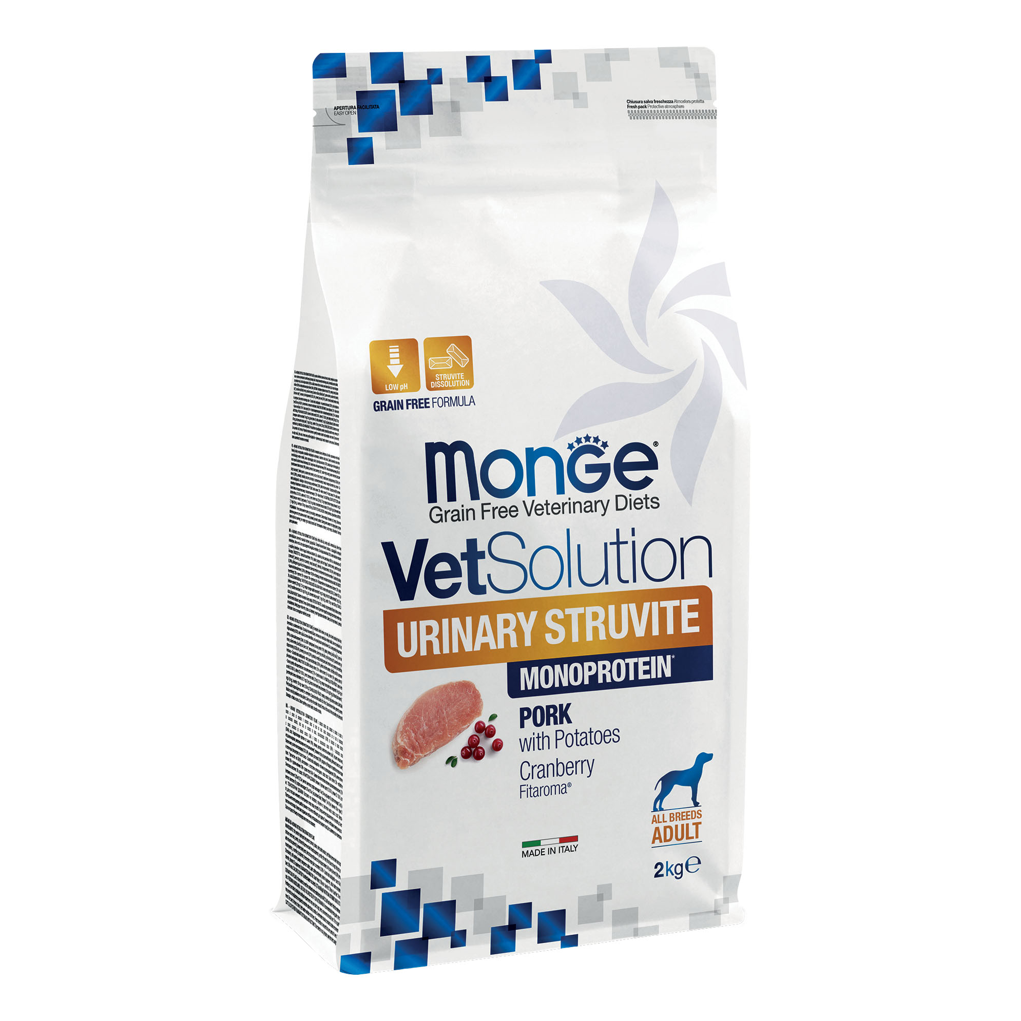 Monge vet solution canine urinary sruvite 2 kg