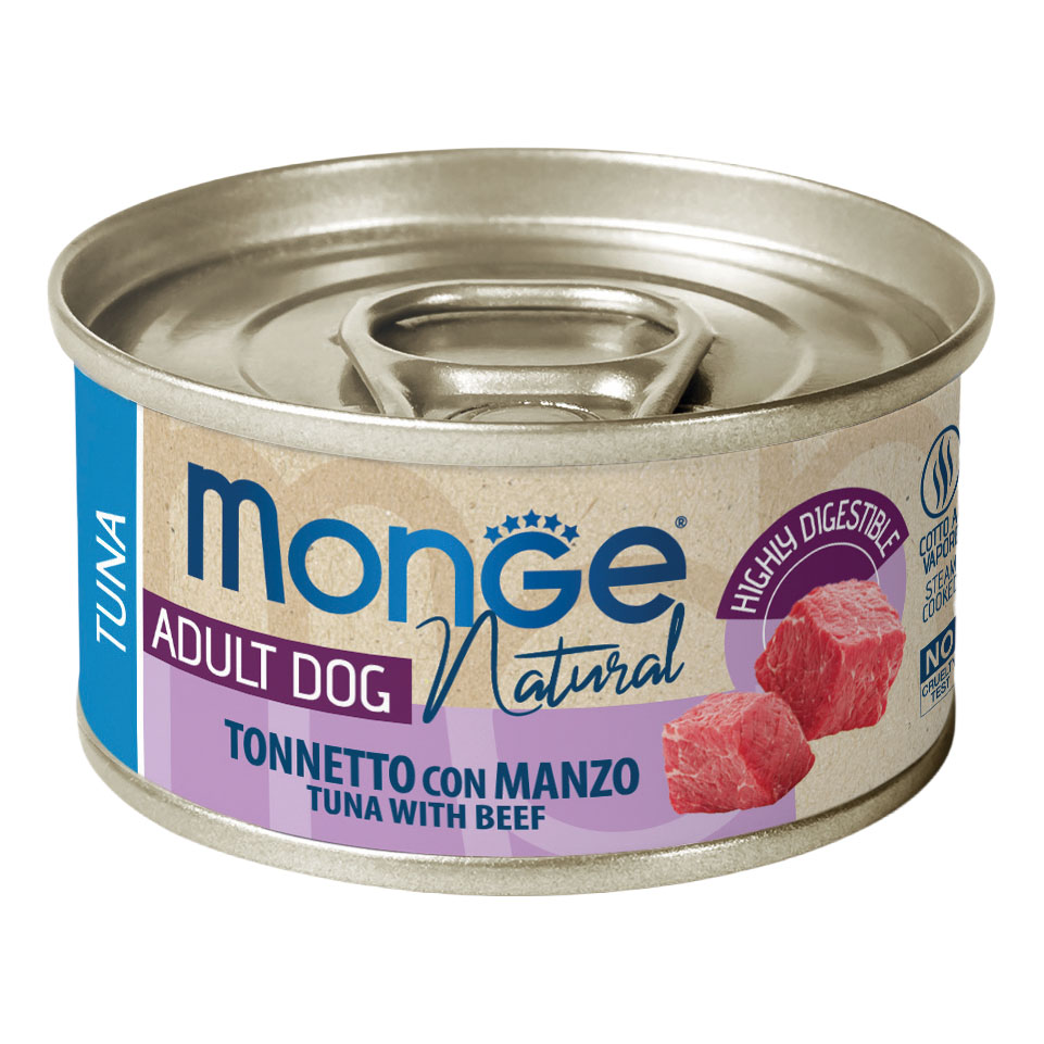 Monge natural adult dog tonno manzo 95 g