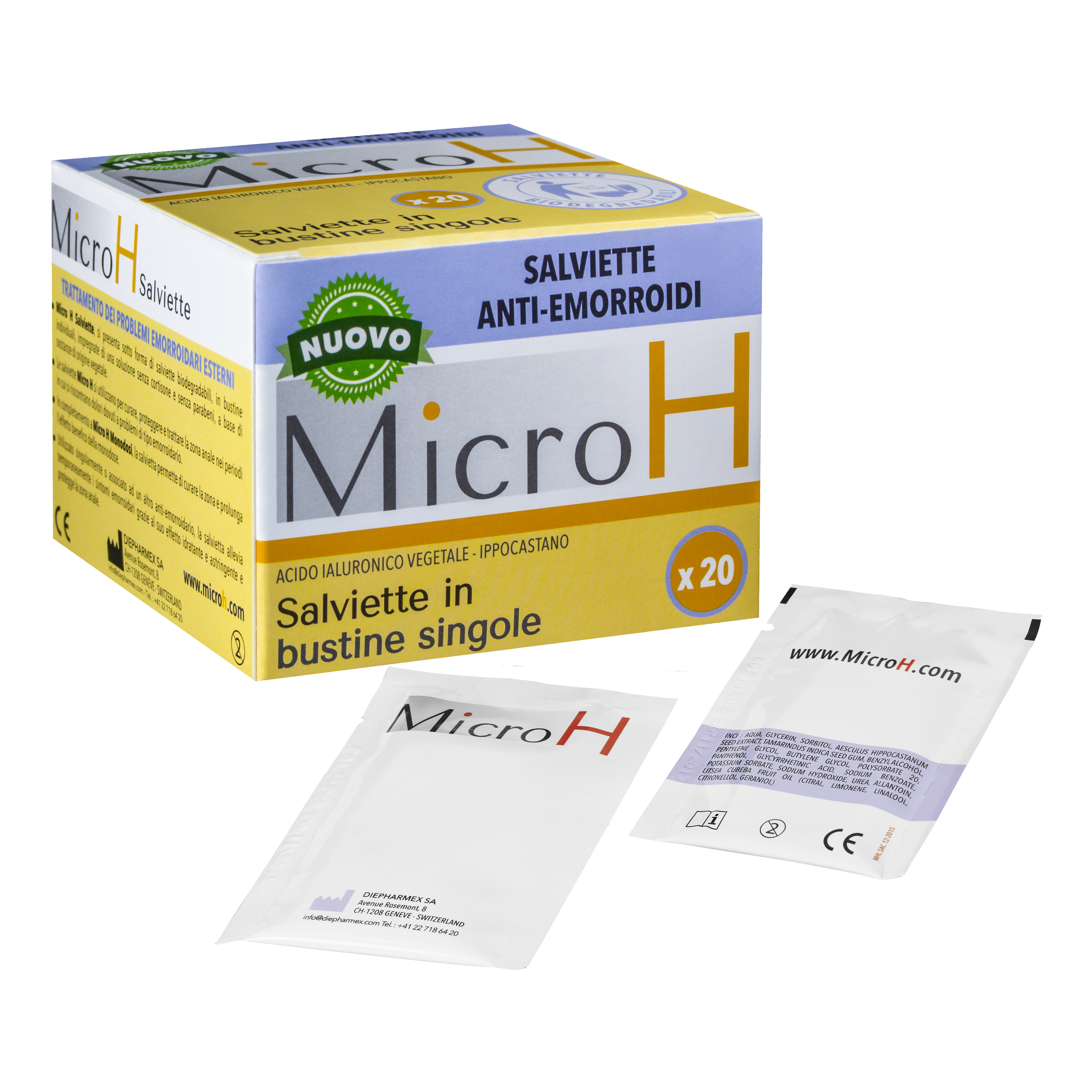 Micro H Salviette 20Pezzi-image