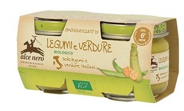 Alce omo legumi/verd.bio 2x80g