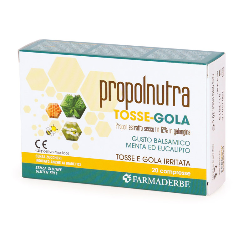 Propolnutra tosse-gola 20 compresse