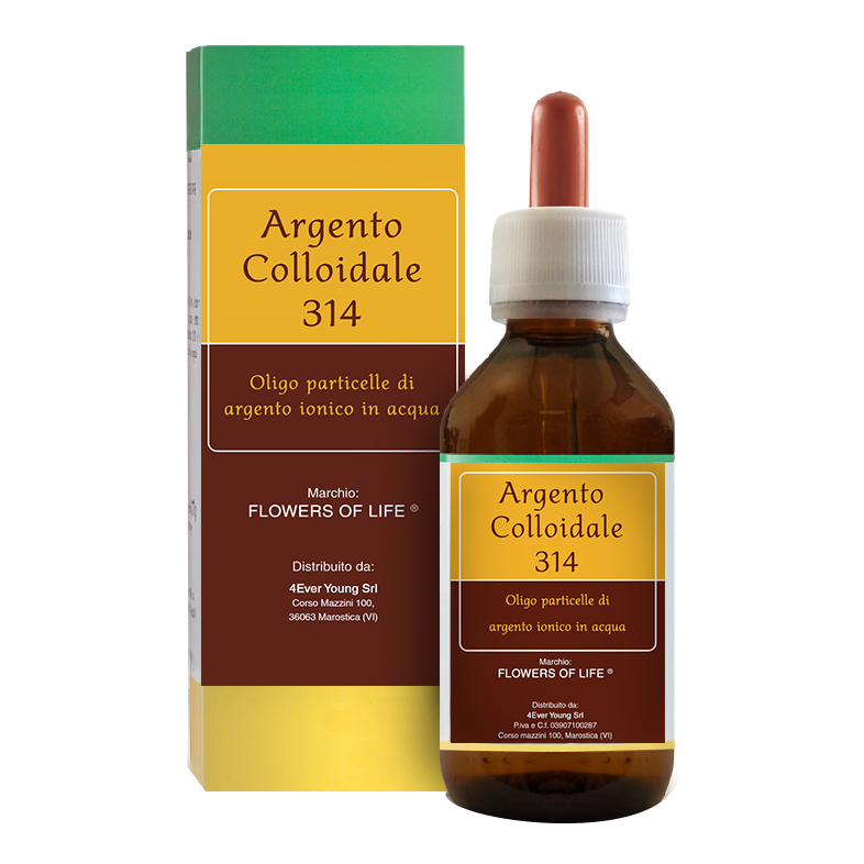 Argento colloidale 314 100 ml flowers of life