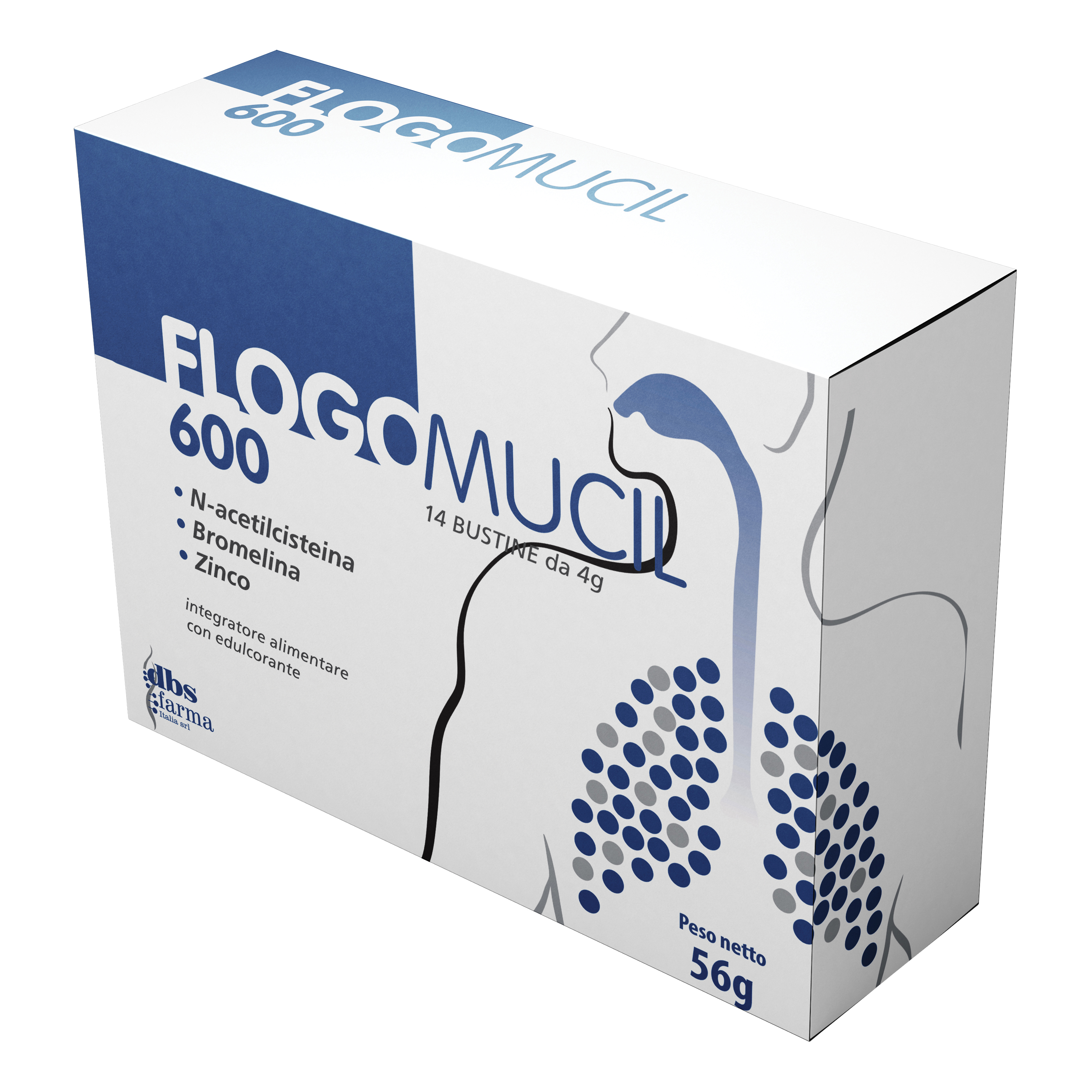 Flogomucil 600 14 bustine