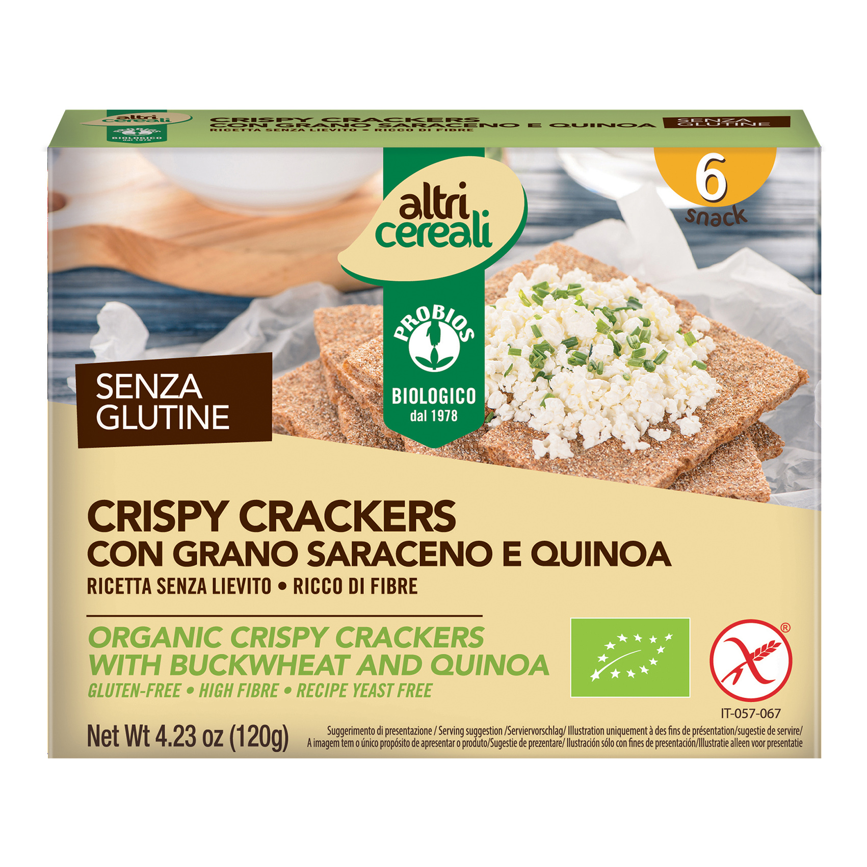 Altricereali Crispy Grano Saraceno 180g