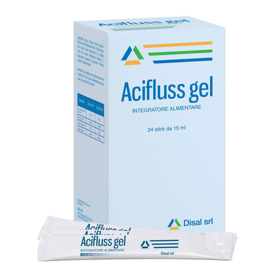 Acifluss gel 24stick 15ml