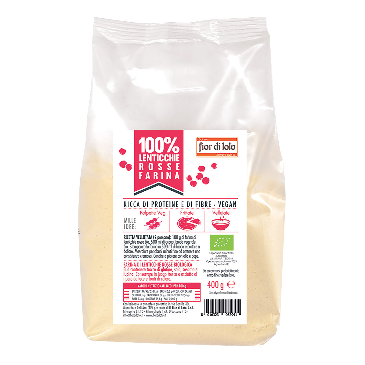 Fdl farina lenticchie ro bio