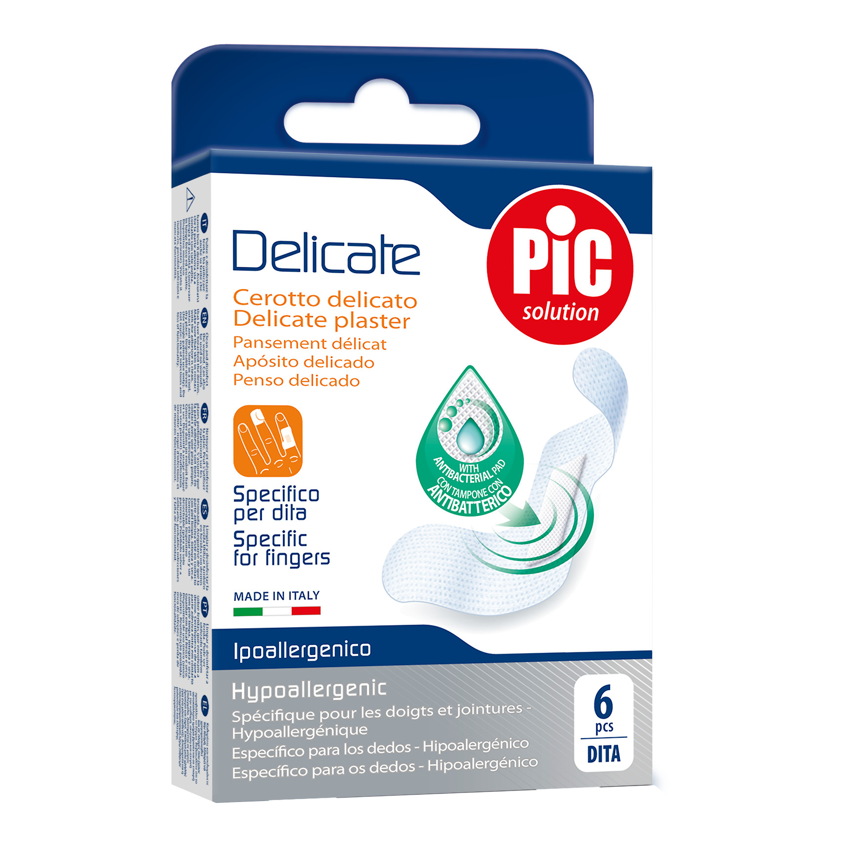 Pic Cerotti Delicate Super Con Antibatterico 10 Pezzi