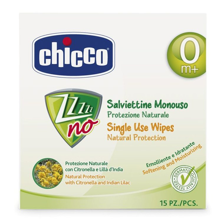 Chicco Zanzano Salviettine 15pezzi