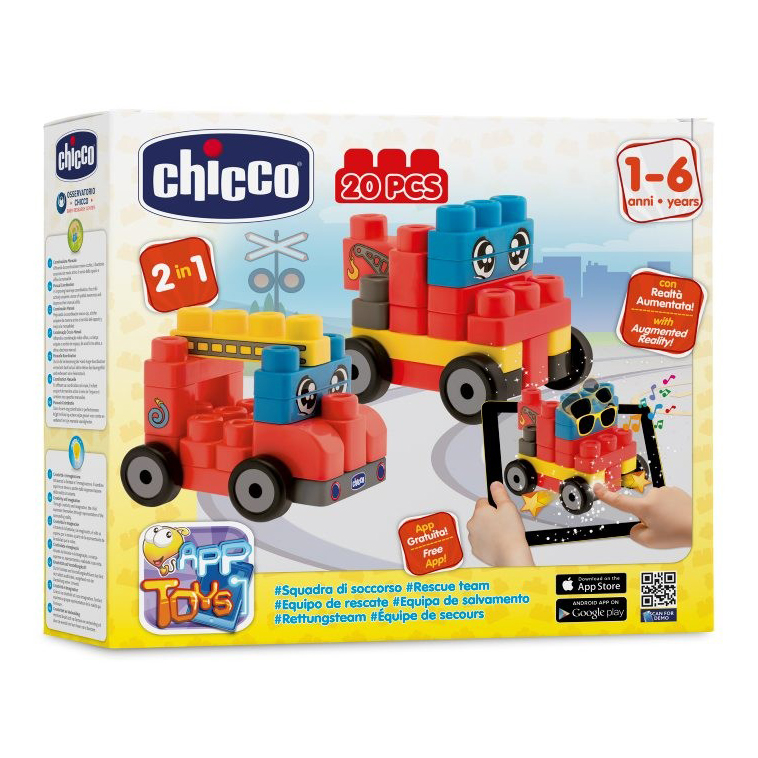 Chicco Gioco Costruz veicoli 20pezzi