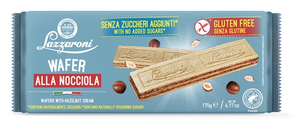 Lazzaroni wafer nocciola 175g