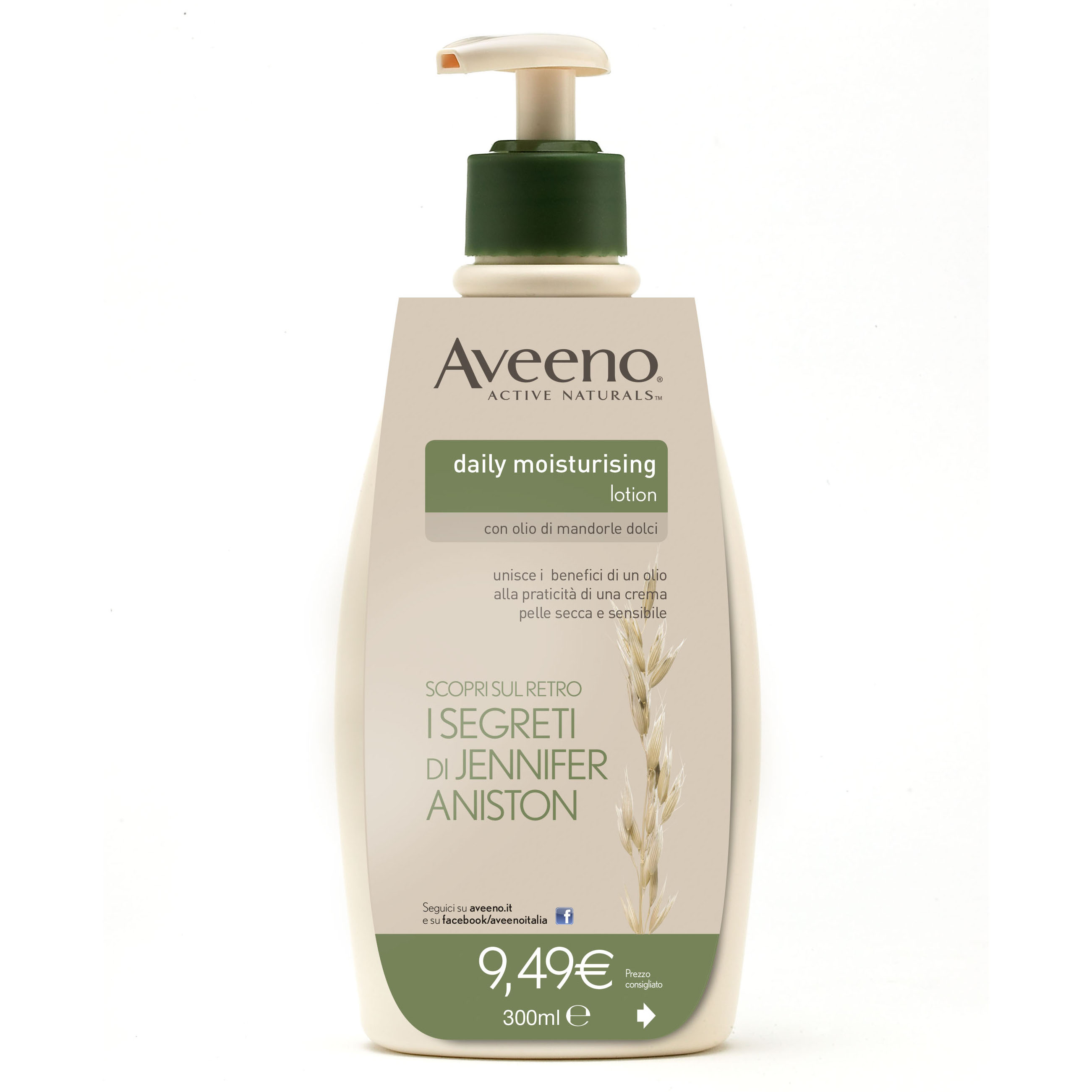 Aveeno pn crema-olio idratante corpo 300 ml tp