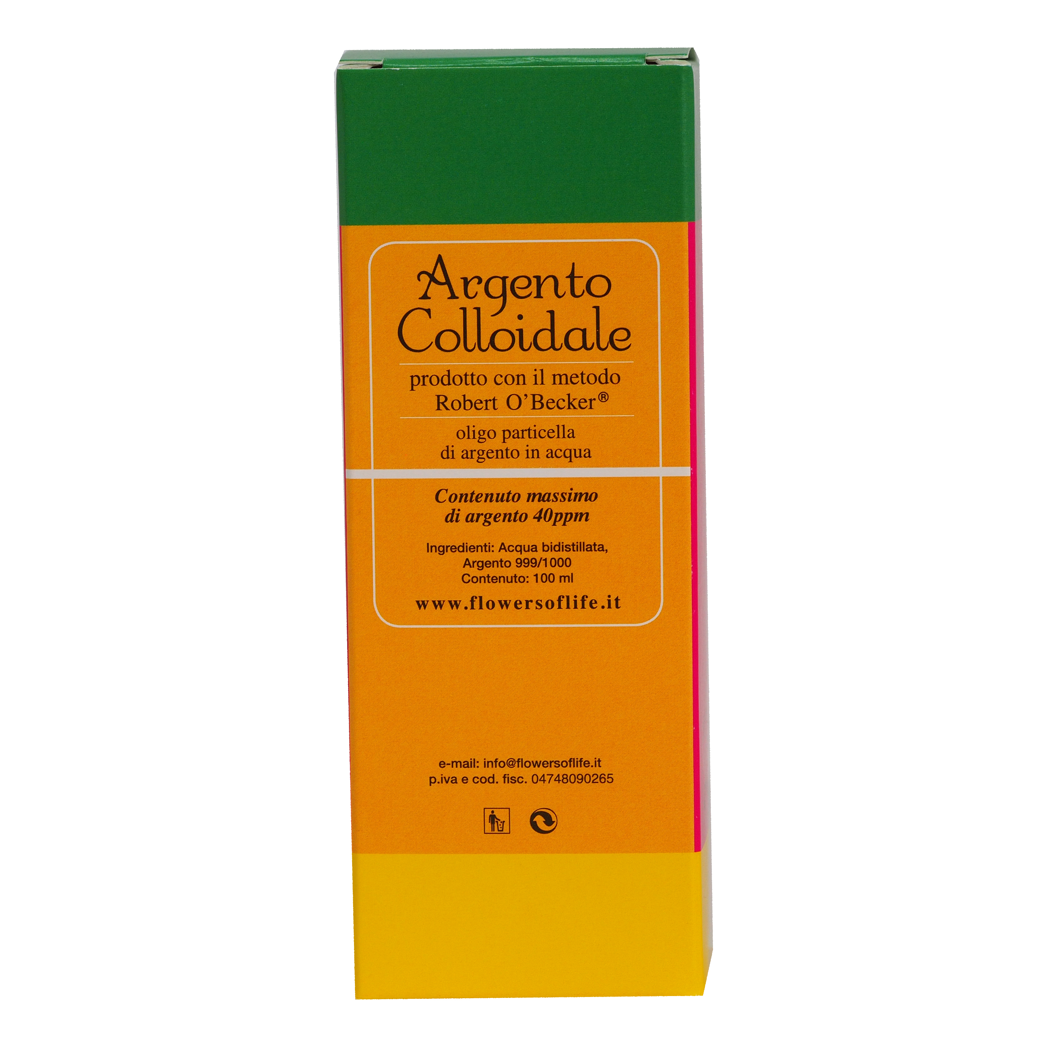 Argento colloidale ionico 40 ppm 100 ml