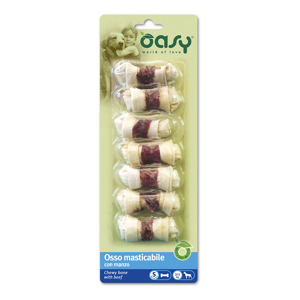 Oasy snack osso masticabile con manzo s