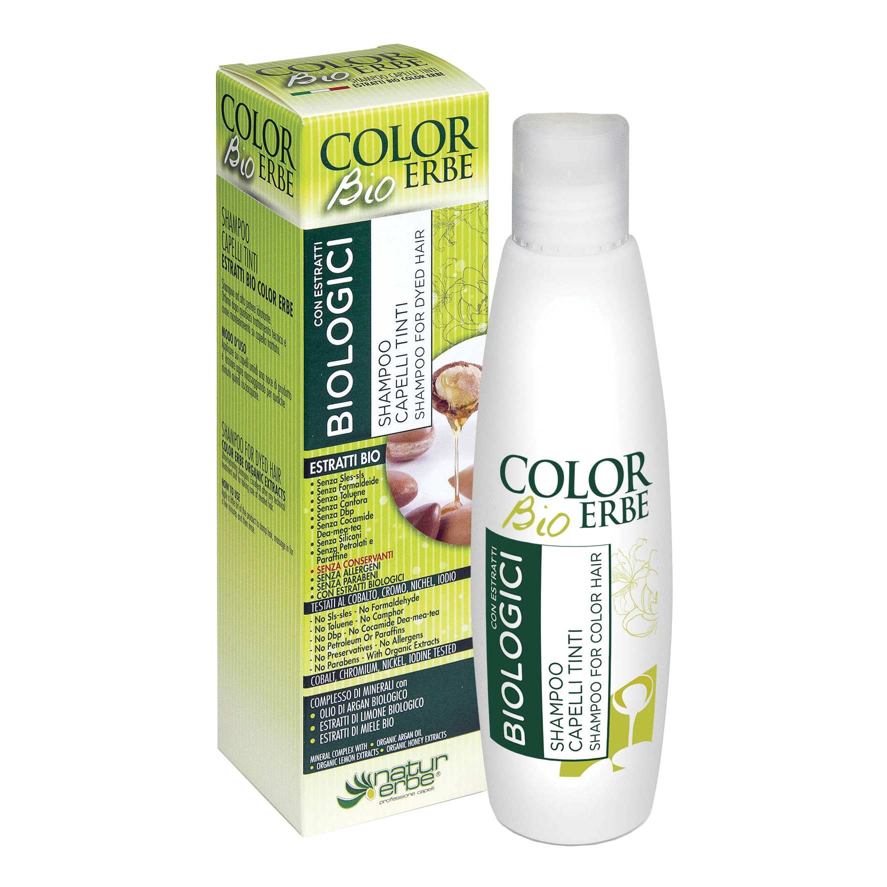 Shampoo dopo colore estratti bio color erbe