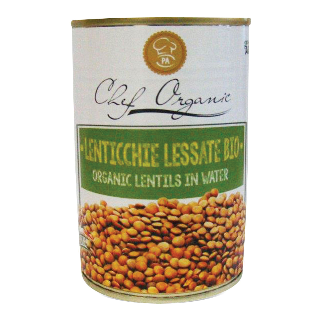 Chef organic lenticchie less.
