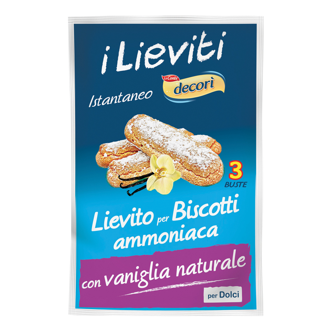 Ipafood lievito per biscotti ammoniaca senza glutine 3 x 8 g