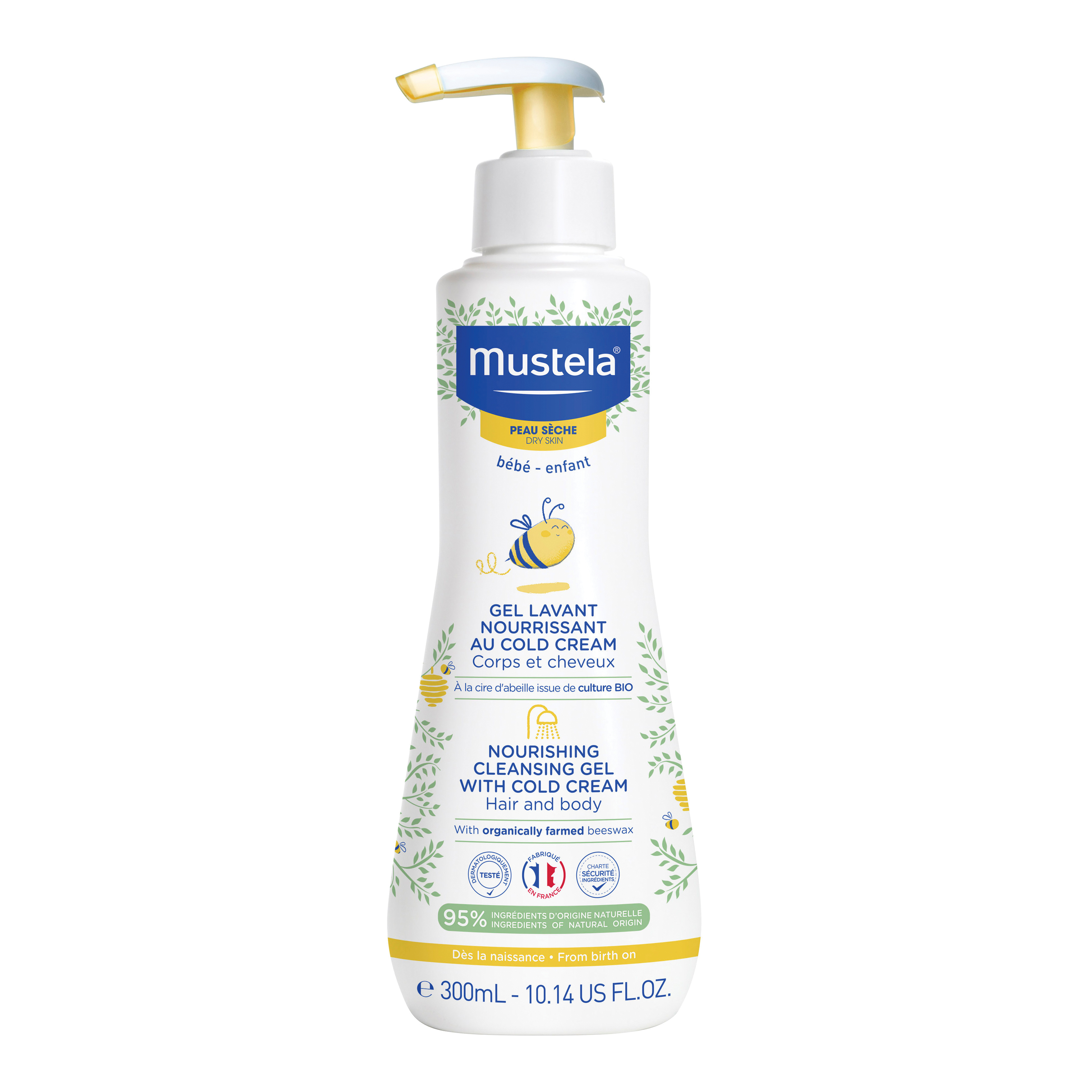 Mustela detergente nutriente cold cream 300 ml
