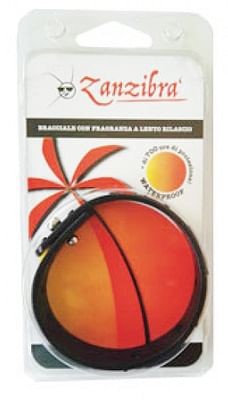 Zanzibra' bracciale antizanzara relief black
