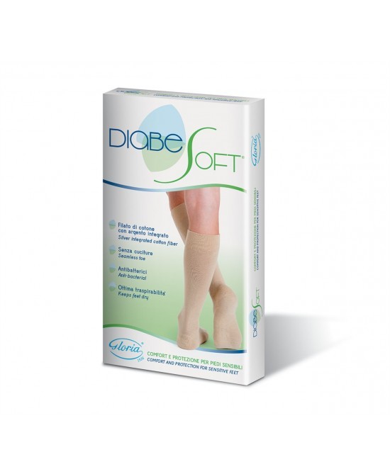Diabesoft calzino beige m