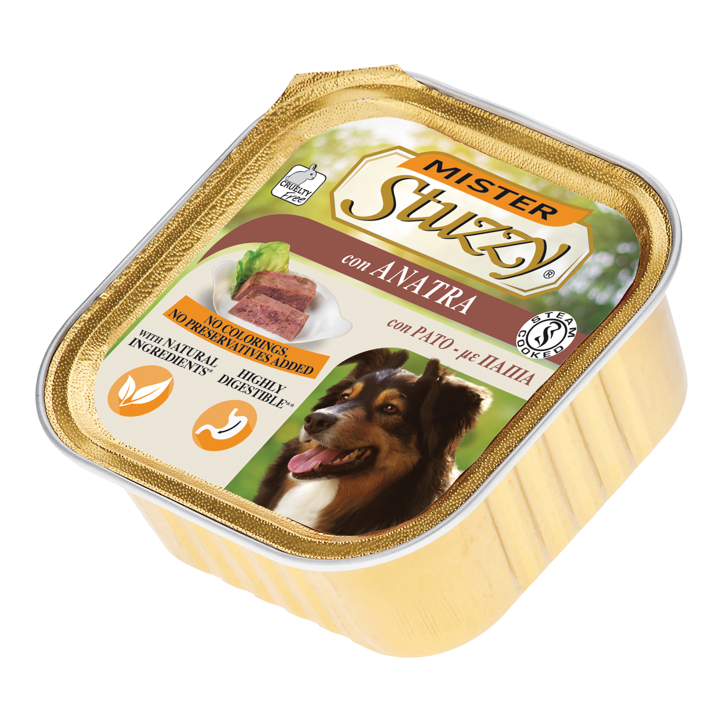 Mr stuzzy dog anatra 300 g