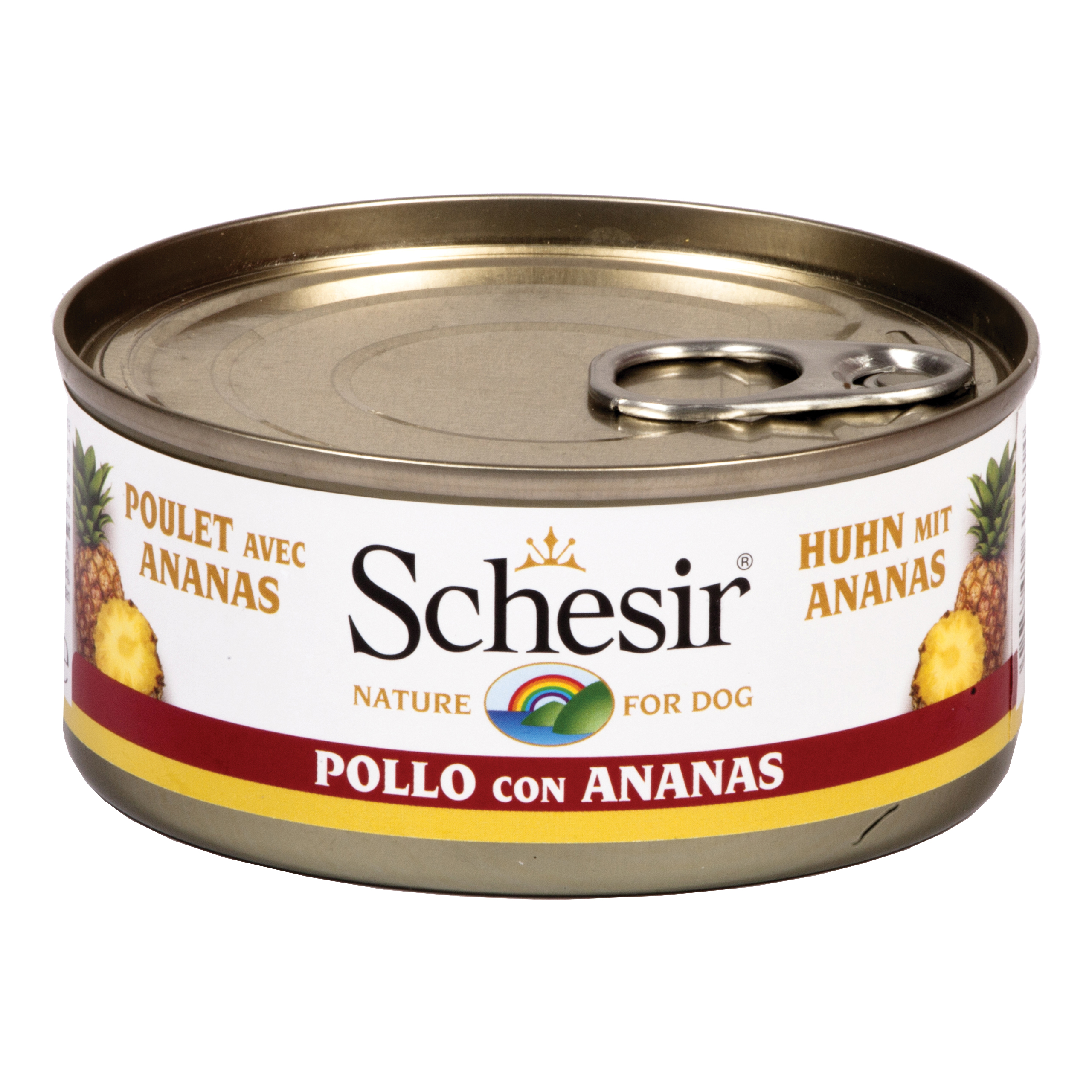 Schesir Cane Lattina In Jelly Adulto Pollo & Ananas 150 Gr