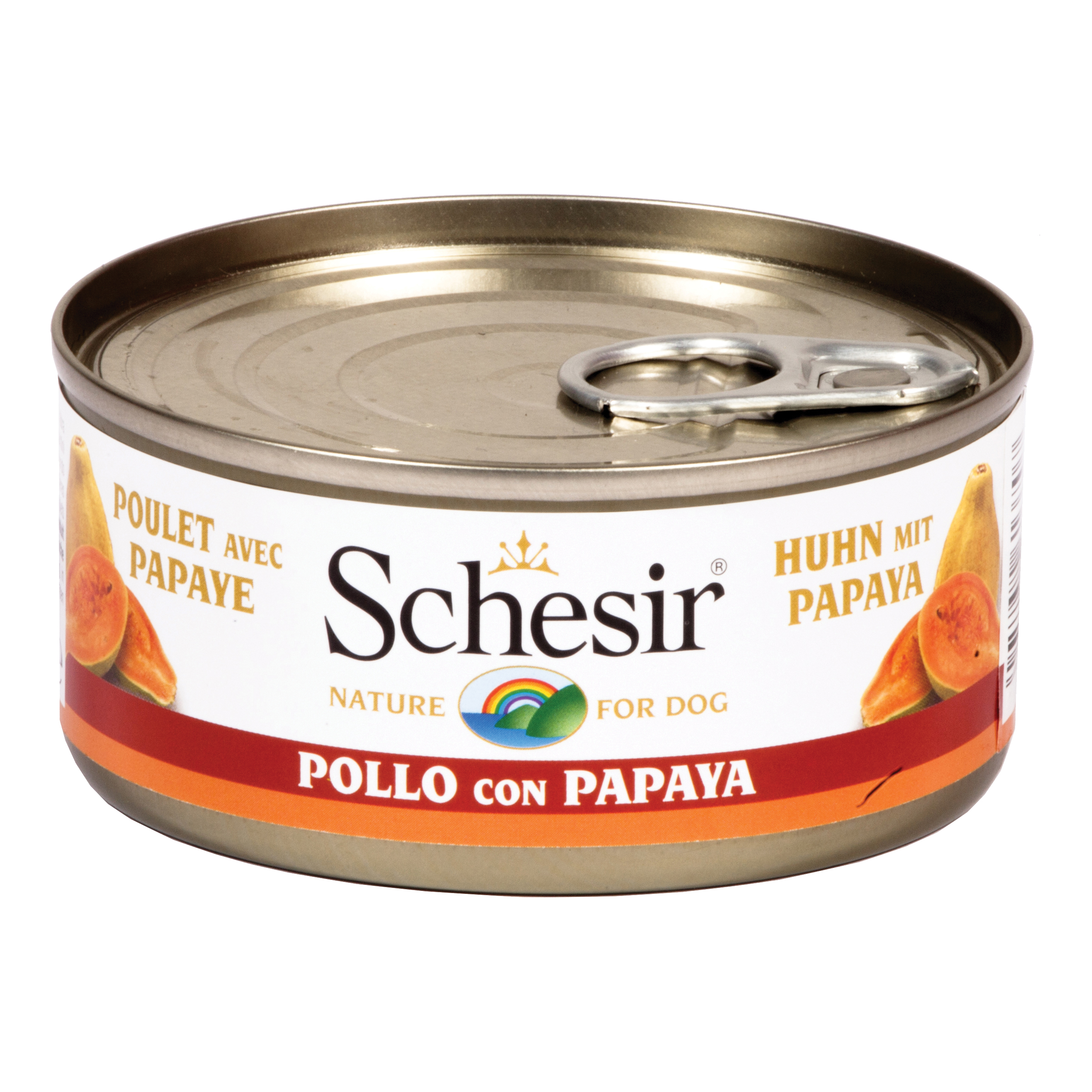 Schesir Cane Lattina In Jelly Adulto Pollo & Papaya 150 Gr