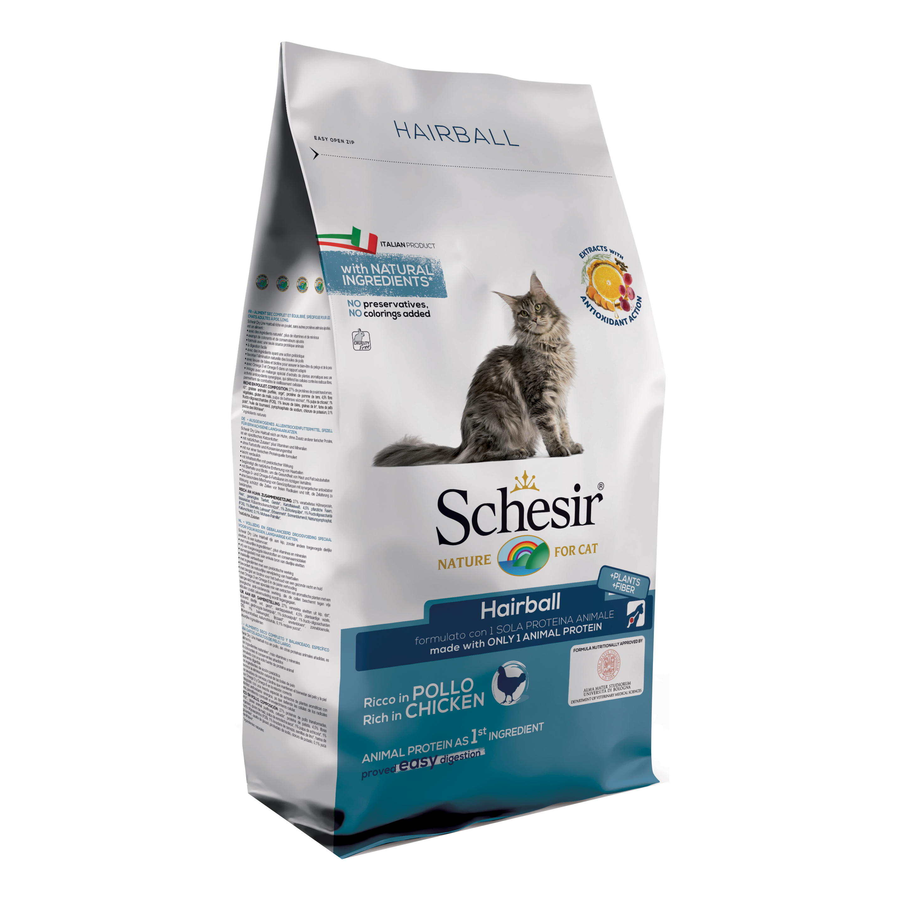 Schesir Gatto Maintenance Adulto Hairball Pollo 400 Gr