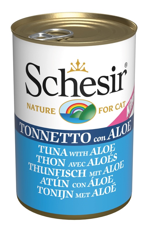 Schesir Gatto Lattina In Jelly Kitten Tonnetto & Aloe 140 Gr