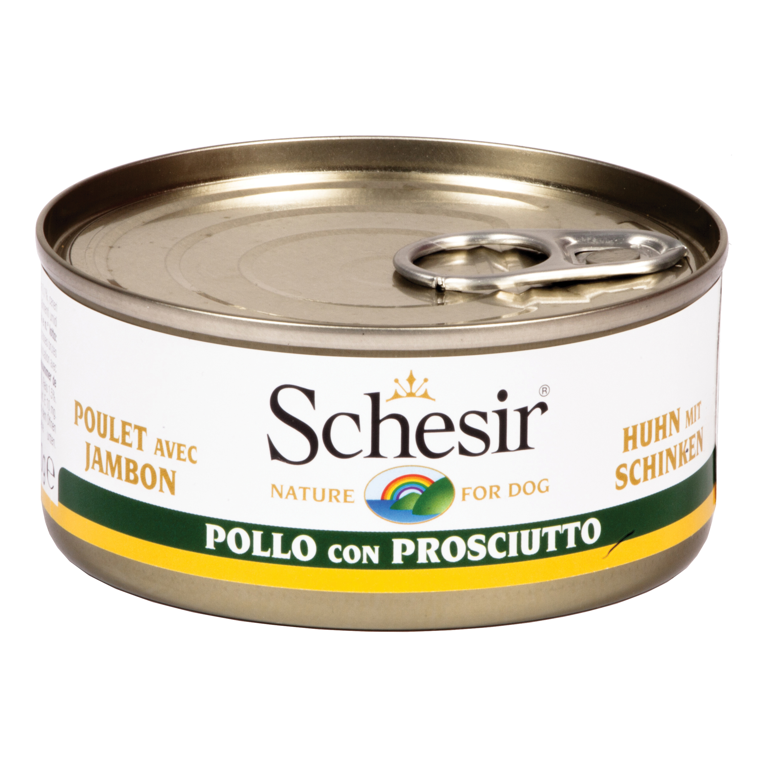 Schesir Cane Lattina In Jelly Adulto Pollo & Prosciutto 150 Gr
