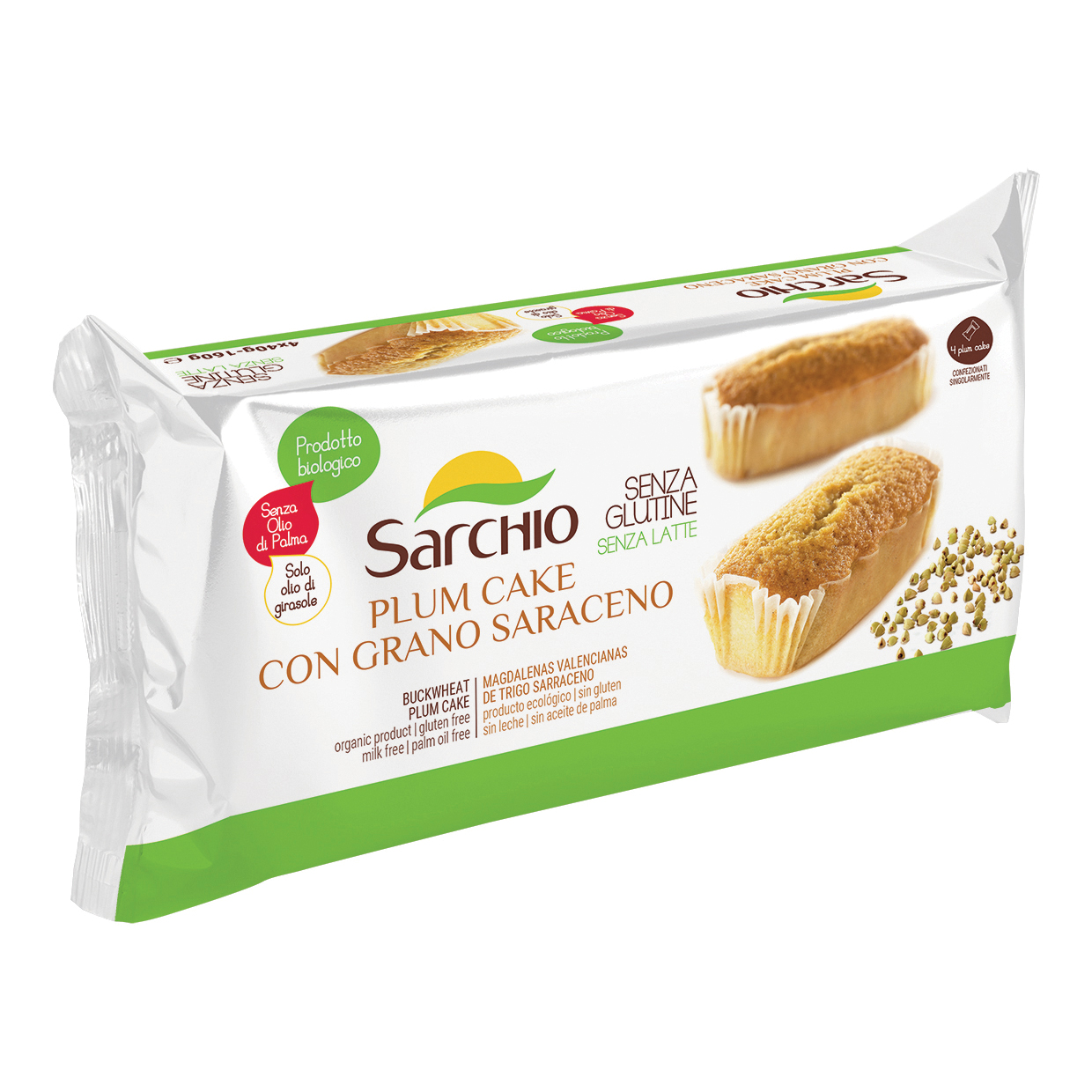 Sarchio Plum Cake al Grano Saraceno 160g