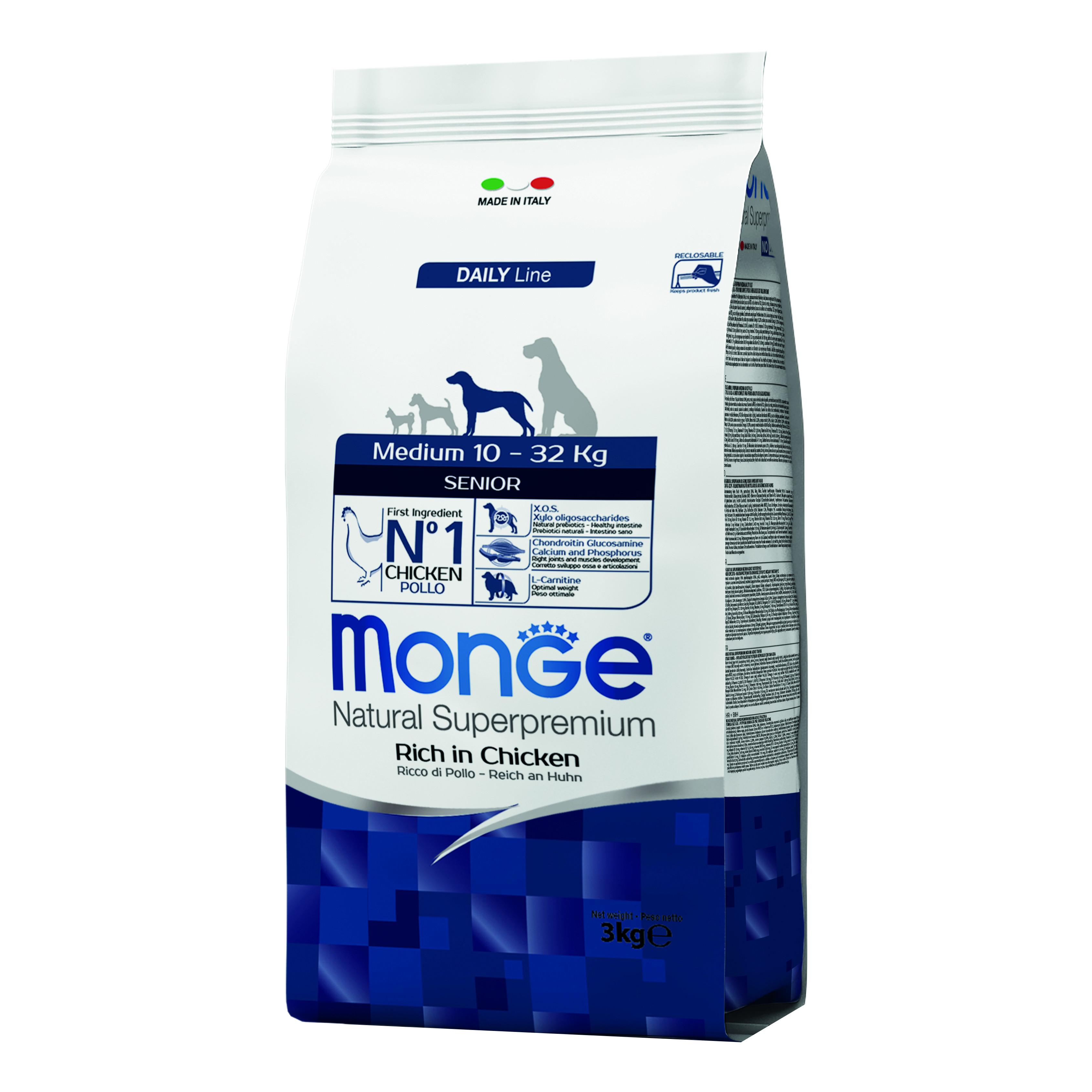 Monge medium senior 3000 g