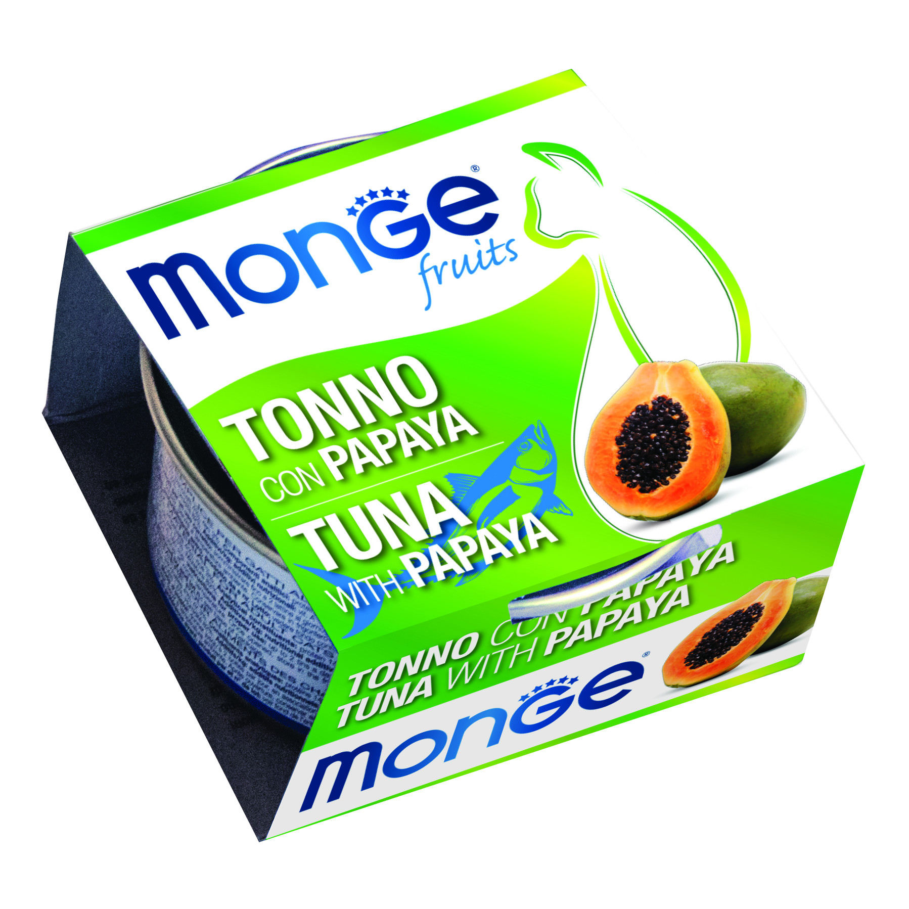 Monge Gatto Fruits Lattina Adulto Tonno &amp; Papaya 80 Gr