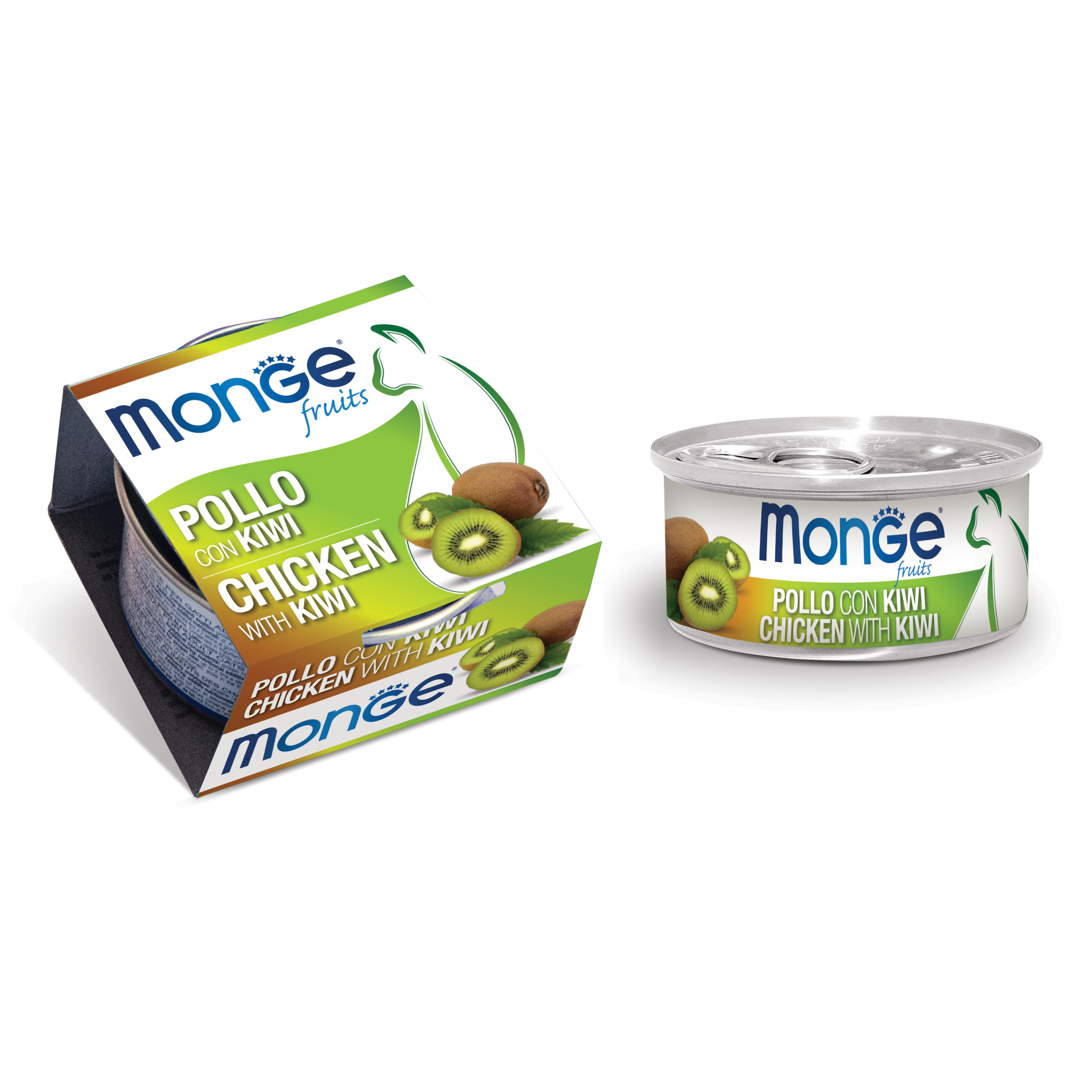 Monge Gatto Fruits Lattina Adulto Pollo &amp; Kiwi 80 Gr